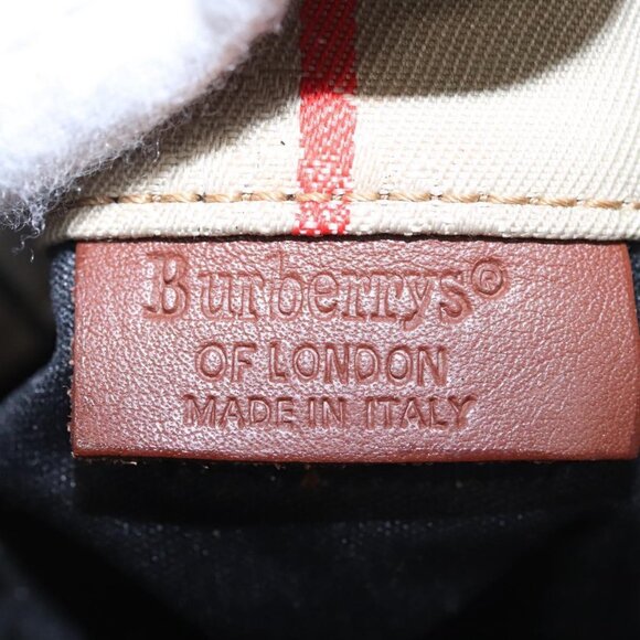 Burberrys Nova Check Hand Bag Canvas Beige Auth - Picture 11 of 16